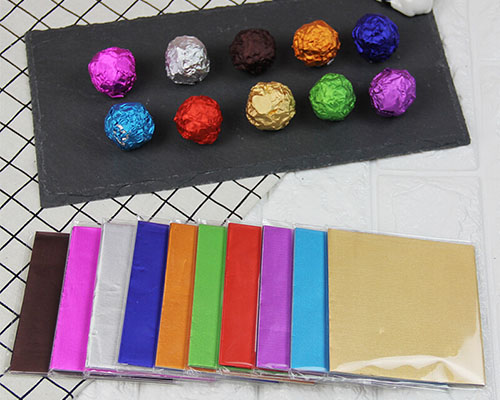 chocolate foil wrapping